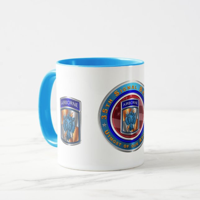 Caneca 35.o sinal Brigada-Avião (Frente Esquerda)