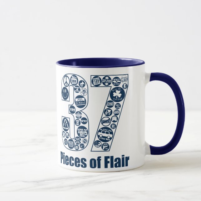 Caneca 37 partes de dom (rotulação escura) (Direita)