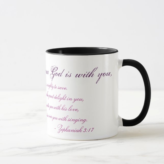 Caneca 3:17 de Zephaniah (Direita)