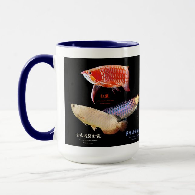 Caneca 3 Asian Arowanas (Esquerda)
