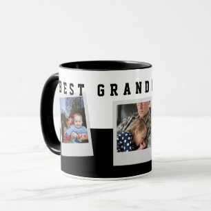 Caneca 3 Colagem de Fotografias Melhor Avô Já Personaliza