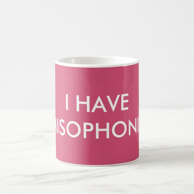 Caneca 3 de Misophonia - rosa (Centro)