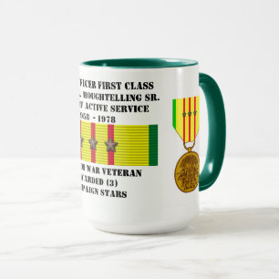 CANECA 3 ESTRELAS GUERRA DO VIETNAME