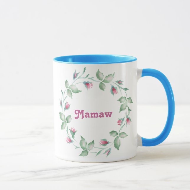 Caneca 3 florais Mamaw (Direita)