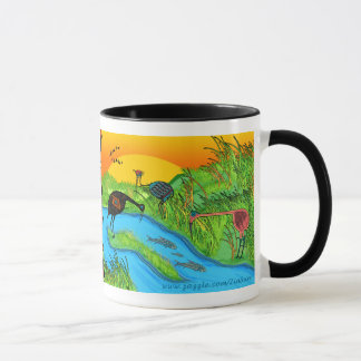 Caneca 3 guindastes em Bosque del Apache