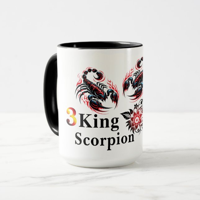 Caneca 3 King Sporpion Mug (Frente Esquerda)