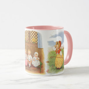 Caneca 3 Rimas Infantis Vintage diferentes por Mary LaFet