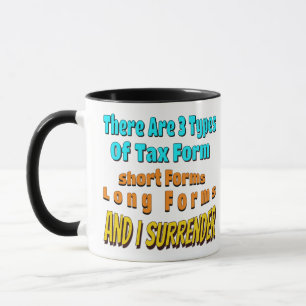 Caneca 3 Tipos De Formulários Fiscais - Mug De Contabilis