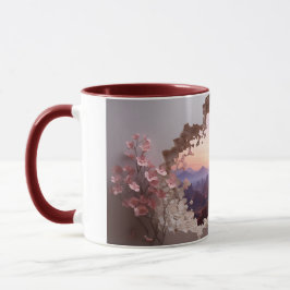 Caneca 3D Paisagem Mug Wrap Sublimação
