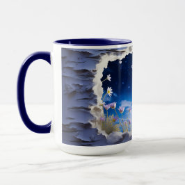 Caneca 3D Paisagem Mug Wrap Sublimação