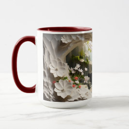 Caneca 3D Paisagem Mug Wrap Sublimação