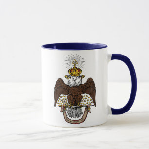 Caneca 3ó Rito escocês Brown Eagle do grau