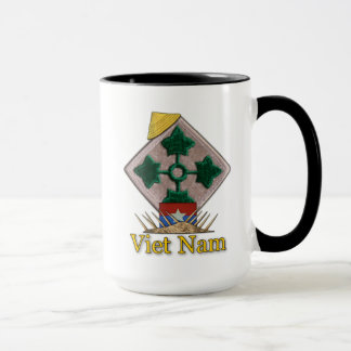 Caneca 4ª Divisão de Infantaria do INF DIV Guerra do Viet