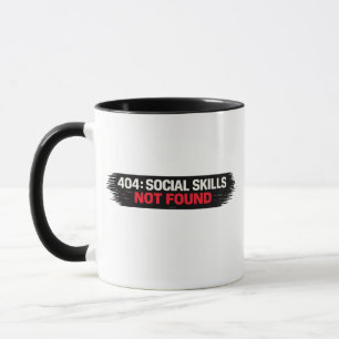 Caneca 404 Habilidades Sociais Não Encontradas