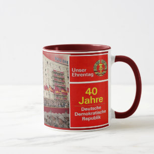 Caneca 40 anos de RDA East Germany
