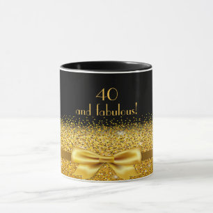 Caneca 40 fabulosa elegância de ouro negro