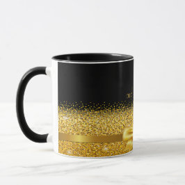 Caneca 40 fabulosa elegância de ouro negro