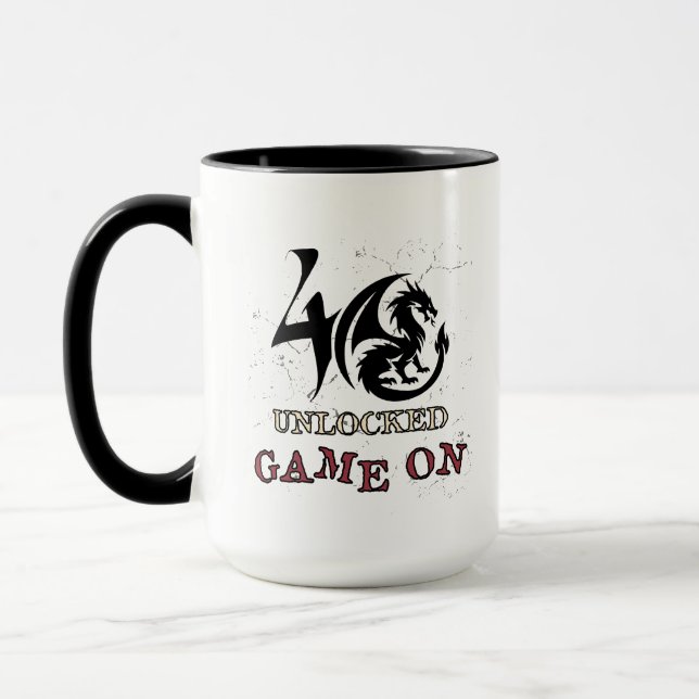 Caneca 40 Unlocked~Game On (Esquerda)