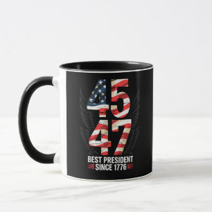 Caneca 45 47 Melhor Presidente Desde 1776 Patriótico
