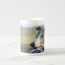 Caneca 4 da porcelana de osso do galgo