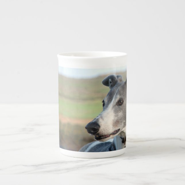 Caneca 4 da porcelana de osso do galgo (Frente)