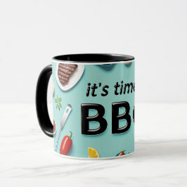Caneca 4 de julho de Mug de CHURRASCO - Cachorros quentes