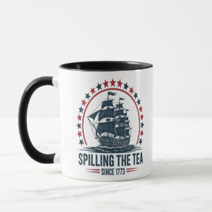 Caneca 4 De Julho Esmagando O Chá Desde 1773 Quarto De