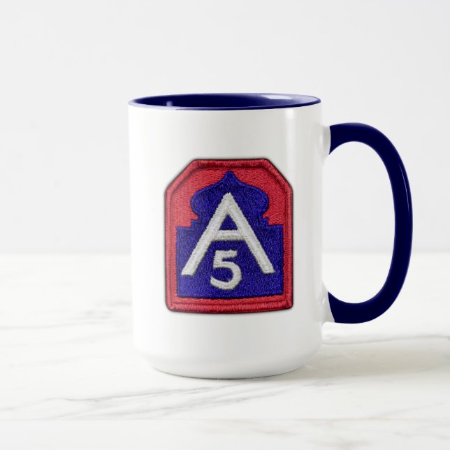 Caneca 5º 5 do exército forte sam houston veteranos (Direita)