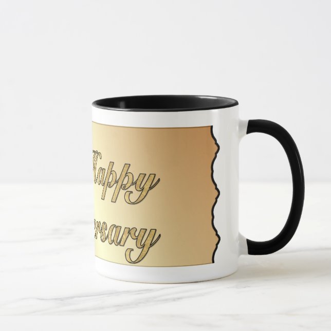 Caneca 50º Aniversário - Dourado (Direita)