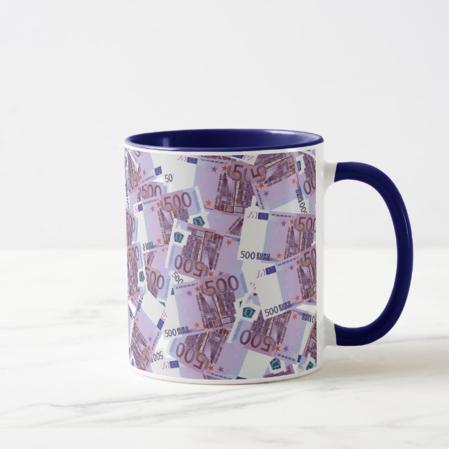 Caneca 500 Notas de Euro Mug (Direita)