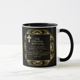 Caneca 50.º aniversário Personalizado da ordenação PR