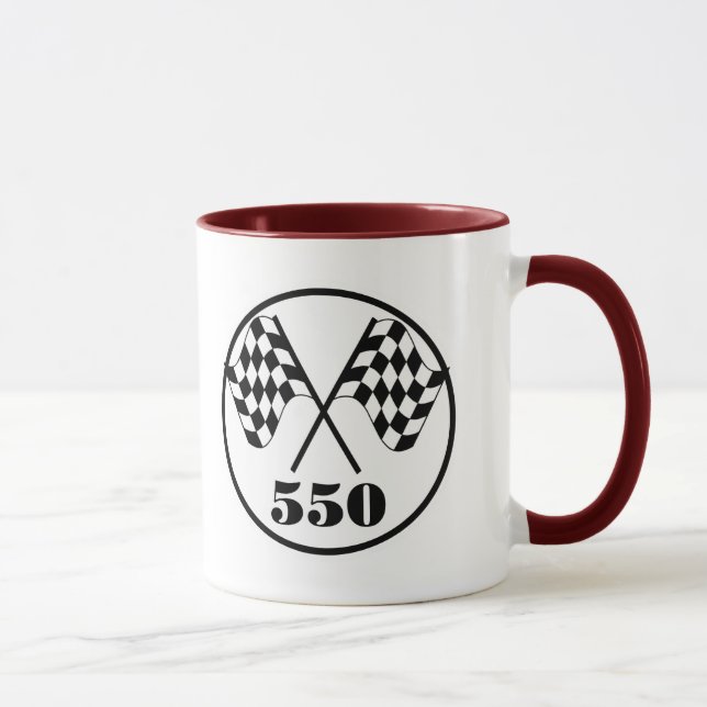 Caneca 550 bandeiras Checkered (Direita)