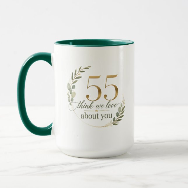 Caneca 55 Coisas Que Amamos Sobre a Mamãe (Esquerda)