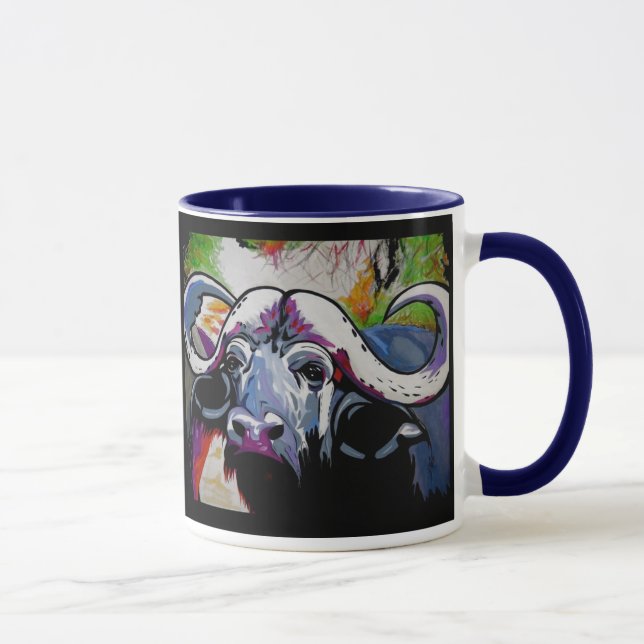 Caneca 5 GRANDES (búfalo de água) (Direita)