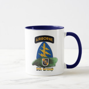 Caneca 5o Boinas verdes SFG SF LRRP do grupo das forças