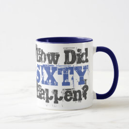 Caneca 60º presente de aniversário. Como Aconteceram Sess