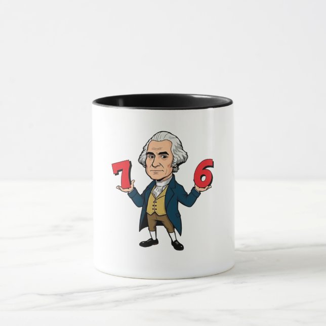Caneca 67 George Washington 7-6 Seis Sete Meme 67 (Centro)