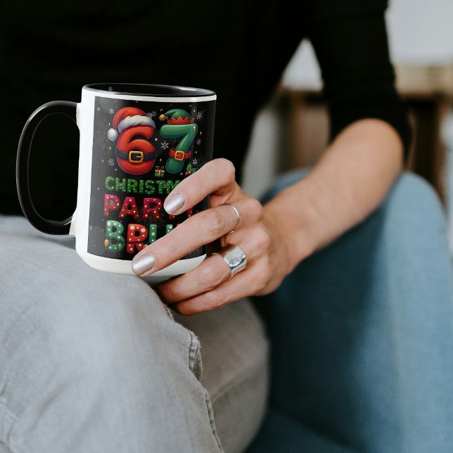 Caneca 67 Meme Seis Sete Bruh Natal Divertido 6 7 (Criador carregado)