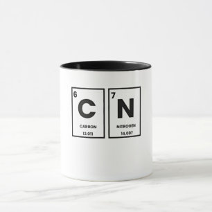 Caneca 67 Módulo de Química do Elemento de Mesa Periódico