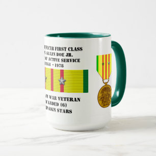 CANECA 6 ESTRELAS GUERRA DO VIETNAME