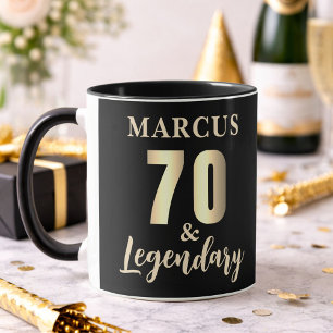 Caneca 70 & Legendary Gold 70º Aniversário