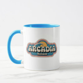 Caneca 70 Retro Arcadia Michigan Vintage Coffee Mug