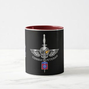 Caneca 82.a Divisão Aéreo Combat Veteran Incrível