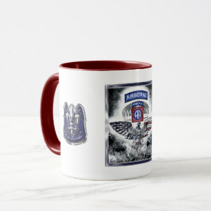 Caneca 82.a Divisão Aerotransportada Design explosiva