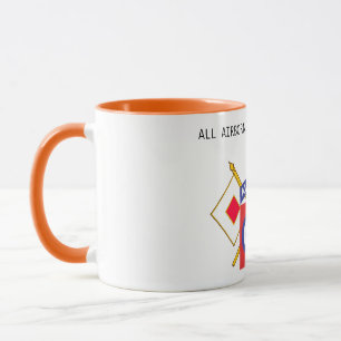 Caneca 82.a Divisão de sinais aéreos Capítulo Café Mu