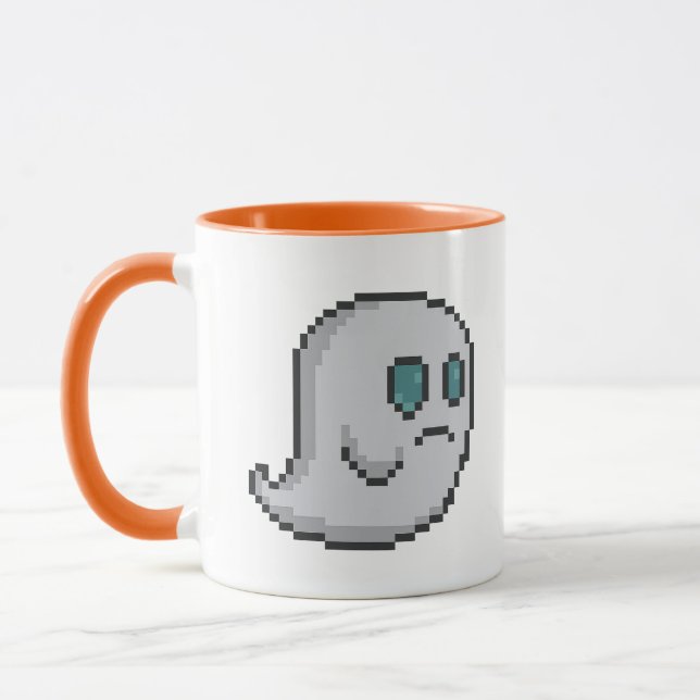 Caneca 8-bit Retro Ghost (Esquerda)