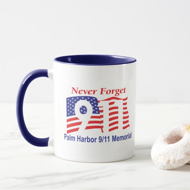 Caneca 9-11 Nunca Esqueça Mug (Com Donut)
