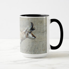 Caneca A25 Antilope Pronghorn Bicho Jovem