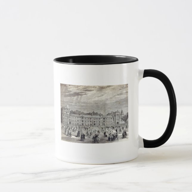 Caneca A abertura da faculdade de Keble, Oxford (Direita)