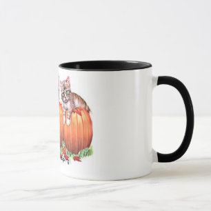 Caneca A acção de graças é o Meow do gato